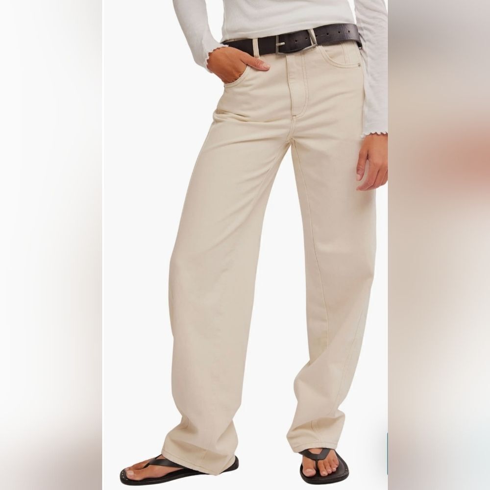 We The Free Aster Seamed Relaxed Straight Leg Jeans Size 29 - Picture 1 of 14